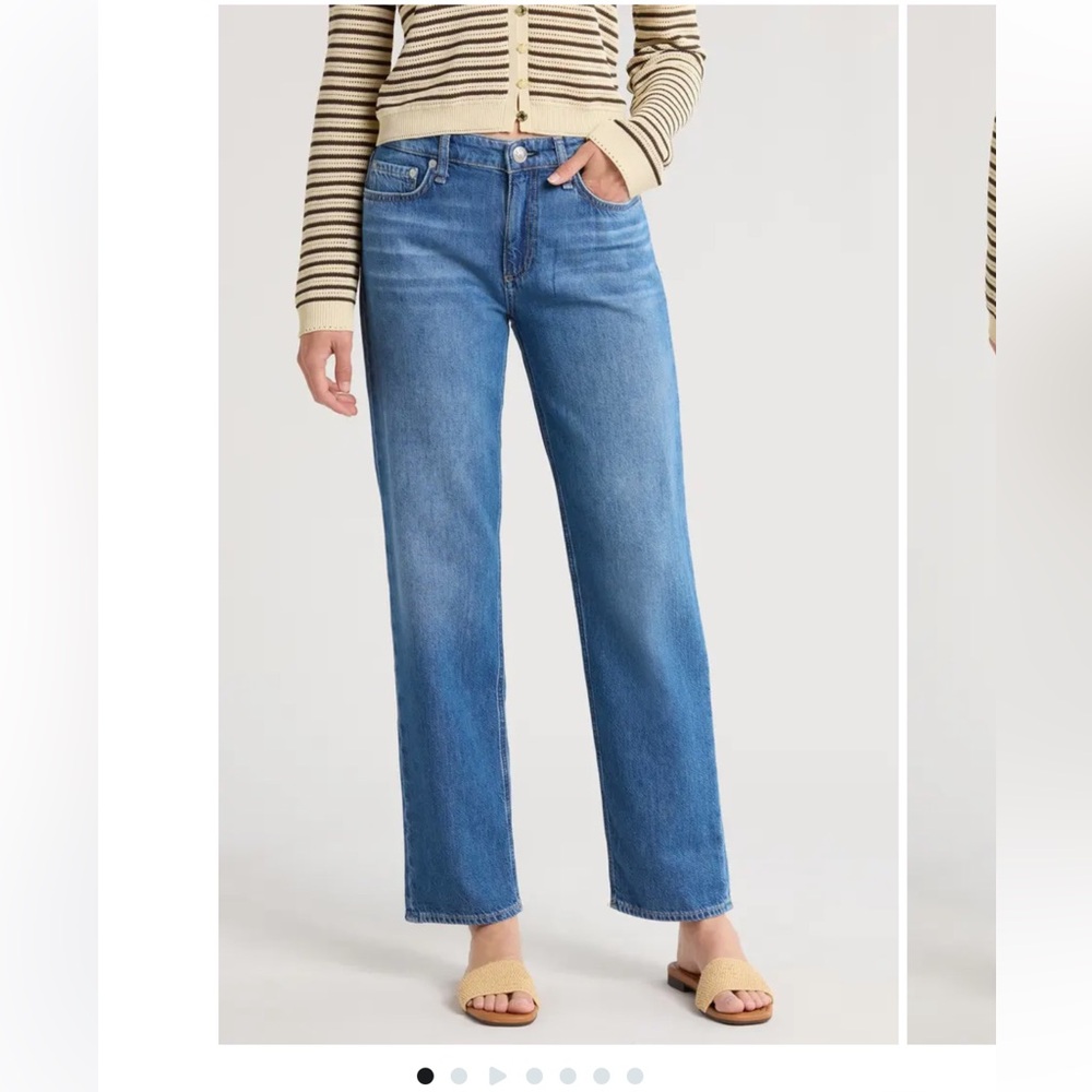 NWT Rag and Bone Featherweight Dre Low Rise Baggy Boyfriend Jeans